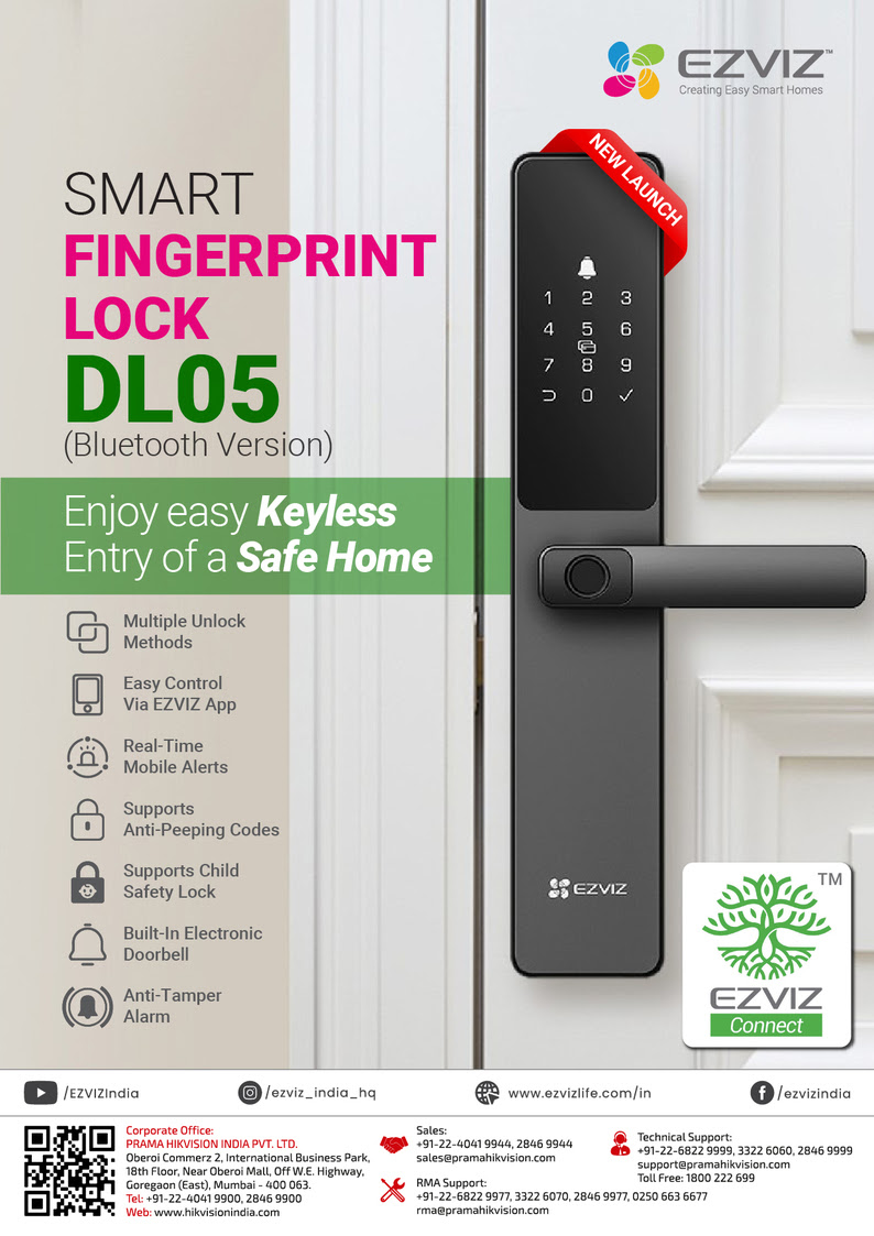 Ditch the Keys! Unlock Convenience with EZVIZ DL-05 at Global e Solutions Introducing the All-New EZVIZ DL-05 Smart Fingerprint Lock (Bluetooth Version) at Global e Solutions! Say goodbye to lost keys and forgotten codes. The EZVIZ DL-05 is the future of home security, offering a seamless keyless entry experience with fingerprint recognition. Here's what makes the EZVIZ DL-05 the perfect smart lock for you: Effortless Fingerprint Unlock: Grant access with just a touch. No more fumbling for keys or remembering complex codes. Multiple Unlocking Methods: For added convenience, unlock with Bluetooth connectivity or even temporary access codes. Smart App Control: Monitor your lock status, manage user access, and receive real-time alerts – all from your smartphone using the EZVIZ App. Superior Security: DL-05 boasts a sturdy build, IP65 weatherproof rating, and anti-tamper alarms for ultimate peace of mind. Bluetooth Convenience: Enjoy easy installation and reliable connection with Bluetooth technology. (Wi-Fi connectivity also available in separate models) Upgrade your home security and experience the convenience of a keyless future with the EZVIZ DL-05 Smart Fingerprint Lock. Available soon at Global e Solutions! GLOBAL E SOLUTIONS has been one of the pioneer Distributor / Dealer and Solutions Providers in Kerala with more than two decades of providing end-to-end solutions in high-end automatic doors with vast experience in acquiring more than 200+ prominent corporate and Global Brands and successfully executed more than 12500+ products and Services in Security Segments across India since from 2001, so far and learnt to follow the best business practices from its Founder GLOBAL E SOLUTIONS +91-9846179999, 9961602200, 9048803007 Door No. VII/440, First Floor, Parackal Arcade, N.H. 47, Paravur Junction Thottakkattukara P.O, Aluva, Kochi, Kerala 683108 https://www.globalesolutions.co.in/contact.html E-Mai l ID: Global123@gmail.com